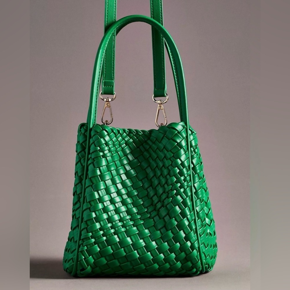 NWT Anthropologie Hollace Tote - Mini Woven Edition